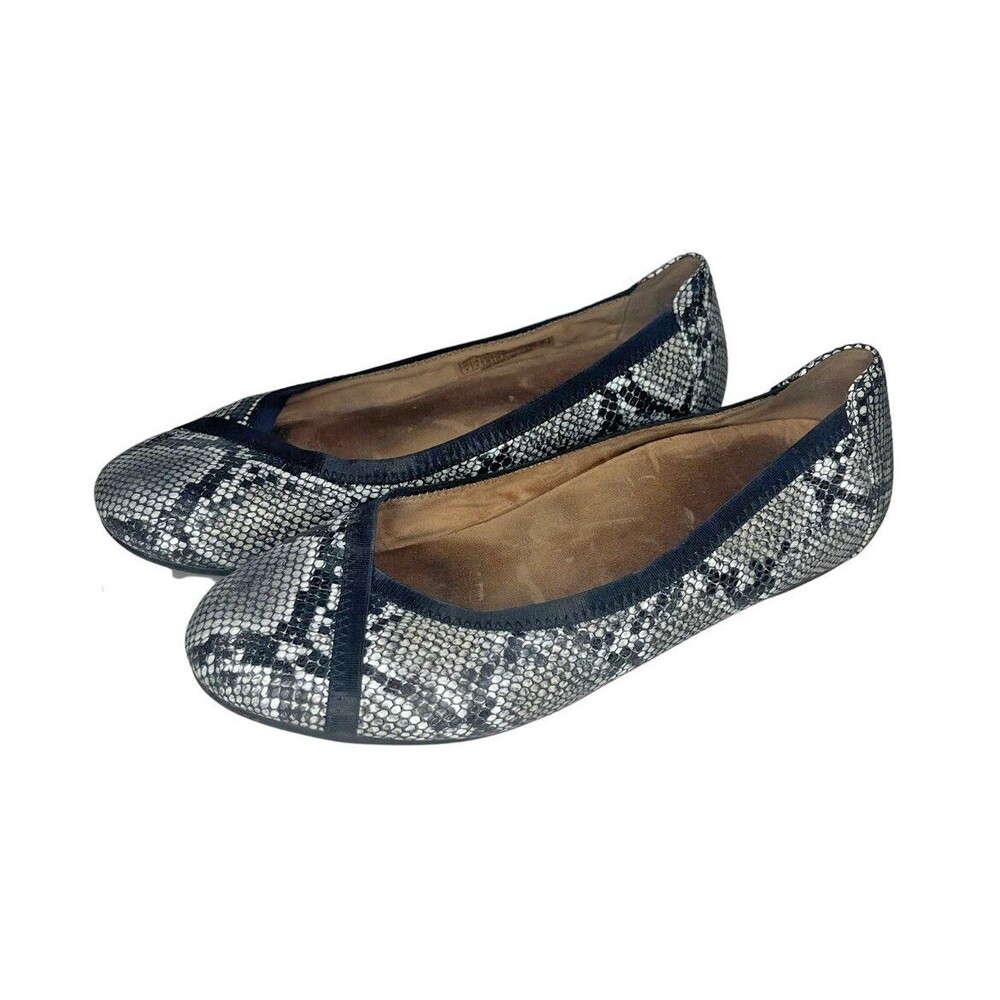 Vionic Spark Carroll Ballet Flat Snakeskin Animal… - image 1